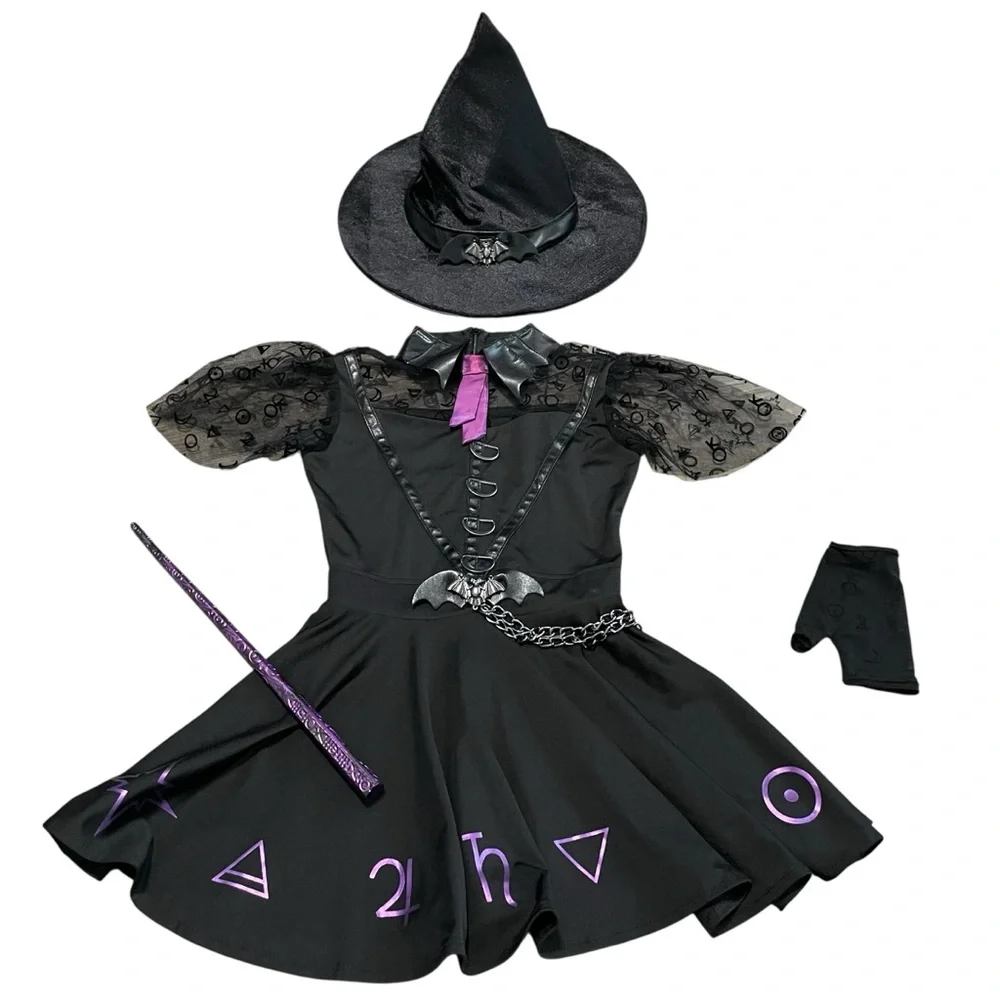 Spirit Halloween Girls Coven Academy‎ Costume Size Small (4-6)